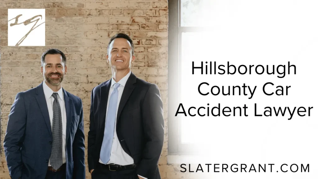 When you’ve been injured in a car accident in Hillsborough County, the path forward can feel overwhelming. Between mounting medical bills, insurance negotiations, and the physical pain you’re enduring, you need someone who knows the law, knows the system, and knows how to fight. At Slater | Grant, we are your trusted Hillsborough County car accident lawyer, committed to securing justice and maximum compensation for every client we serve.