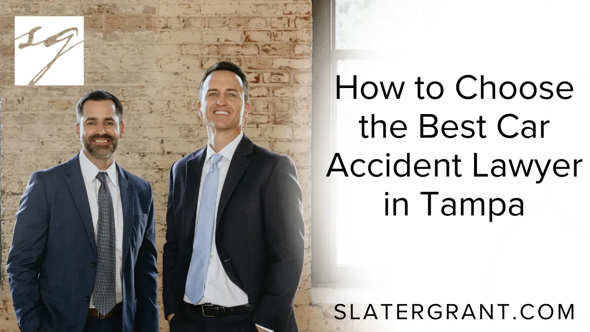 When you experience a car accident, choosing the best car accident attorney Tampa can profoundly impact the outcome of your case. At Slater | Grant, we recognize that navigating the aftermath of an accident involves not only physical and emotional trauma but also complex legal challenges. Selecting the right attorney is critical — it means having a dedicated expert who will protect your rights and pursue the compensation you deserve.