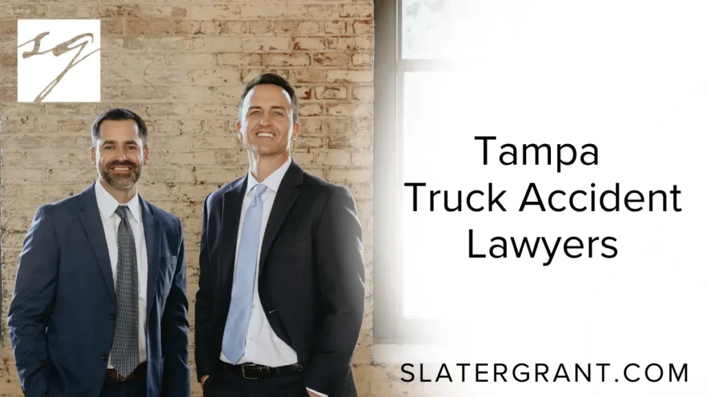 When a truck accident turns your world upside down, you need a Tampa truck accident lawyer with the experience, dedication, and proven results to stand up to trucking companies and insurance giants. At Slater | Grant, we fight for truck accident victims in Tampa and across Florida, helping them secure full compensation after life-altering crashes. If you or a loved one has been injured in a trucking accident, you don’t have time to waste.