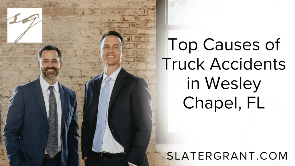 Few traffic incidents cause as much devastation as truck accidents. At Slater | Grant, we know the severe impact these collisions have on victims and their families. To help you stay informed and prepared, we have outlined the most common truck accident causes in Wesley Chapel. Knowing these causes is essential for prevention and legal action. If you or a loved one has been harmed in a truck accident, do not hesitate to reach out for help.