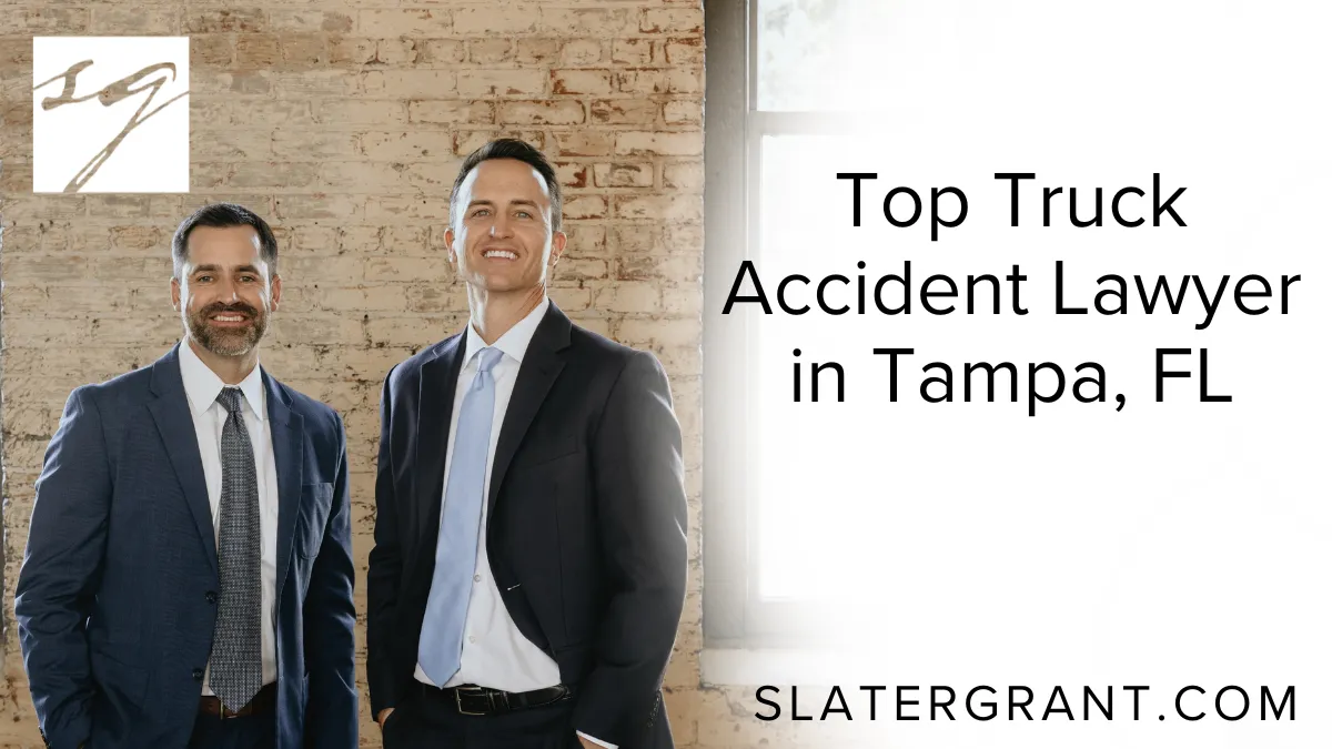 When tragedy strikes on the road, you need the guidance of a skilled truck accident lawyer in Tampa to navigate the complex legal aftermath. At Slater | Grant, we bring decades of experience, fierce dedication, and proven results to every case. Our legal team understands the devastating impact a truck accident can have on your life, and we fight to secure the compensation you deserve. If you’ve been injured in a trucking collision, don’t delay—complete our free case evaluation form or call us now at 813-995-6444.
