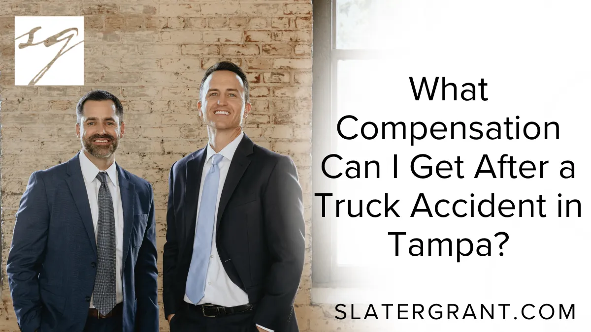 When you’re involved in a devastating truck accident, the consequences can be life-altering—physically, emotionally, and financially. At Slater | Grant, we fight to ensure victims secure the maximum truck accident compensation Tampa law allows. From medical bills to lost wages and beyond, here’s everything you need to know about the compensation you may be entitled to after a serious truck crash in the Tampa area.