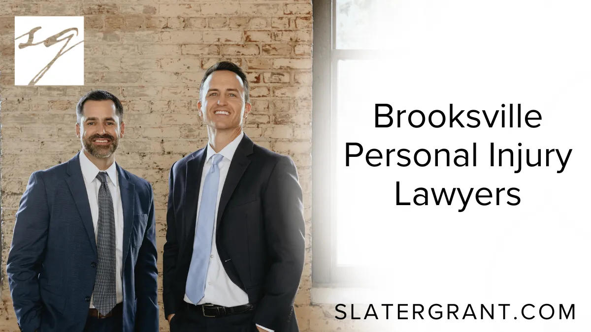 At Slater | Grant, our Brooksville personal injury lawyers are committed to delivering powerful legal representation for individuals who have been wrongfully injured. We understand the emotional, physical, and financial toll a serious accident can take on a person's life—and we fight relentlessly to help victims reclaim their lives and pursue the justice they deserve.