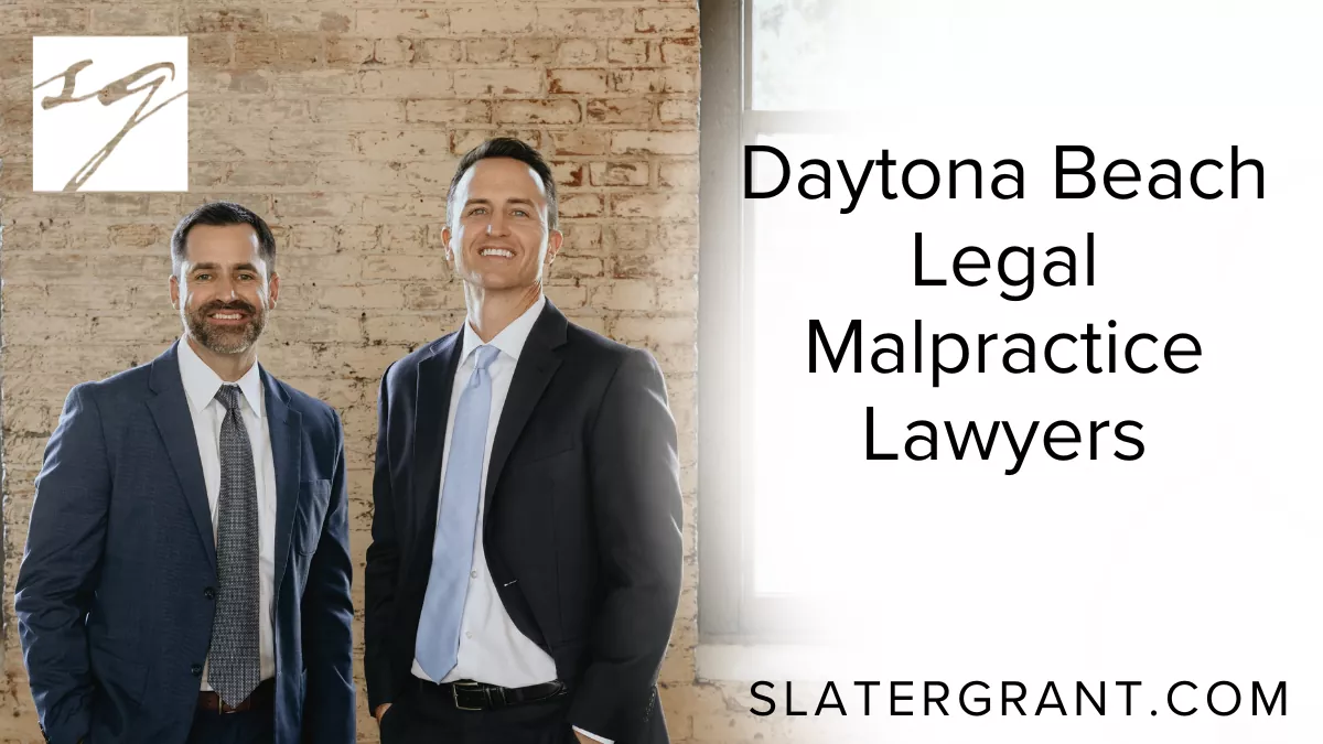 When you place your trust in an attorney, you expect skilled guidance, unwavering diligence, and ethical conduct. Unfortunately, not all legal professionals uphold these standards. If you’ve suffered harm because your attorney breached their duty, our Daytona Beach legal malpractice lawyers at Slater | Grant are here to safeguard your interests and pursue the compensation you deserve.