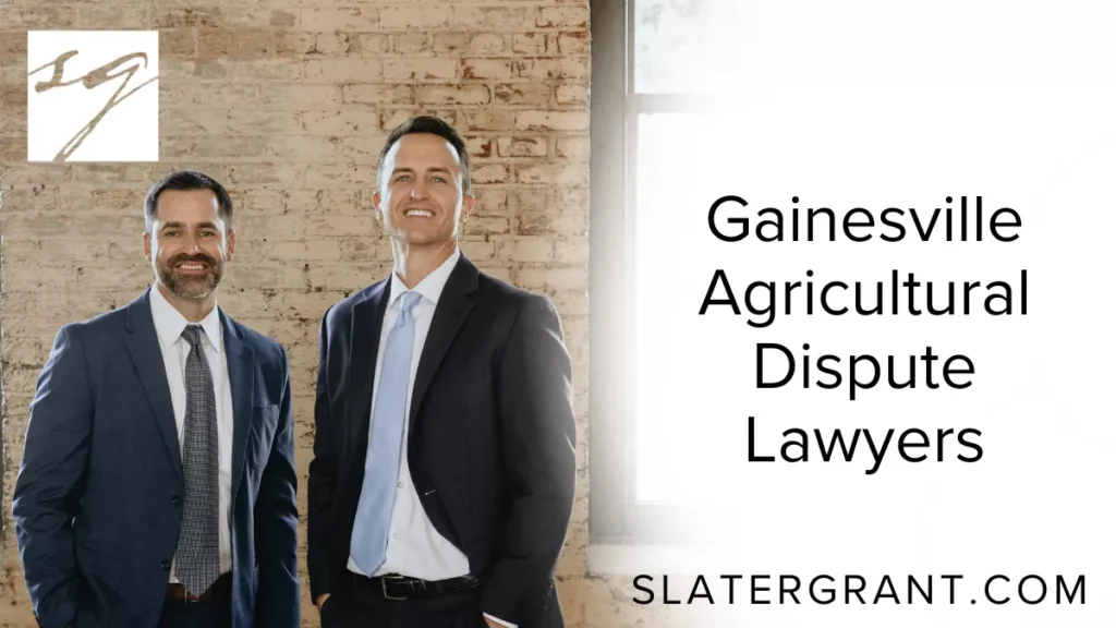 At Slater | Grant, we know that agriculture is not just an industry in Gainesville—it's a way of life. Florida's agricultural economy is one of the largest in the country, and with its success comes complex legal challenges. Disputes in the agricultural sector can be devastating to your operations, your land, and your financial security. That’s where our experienced Gainesville agricultural dispute lawyers come in.