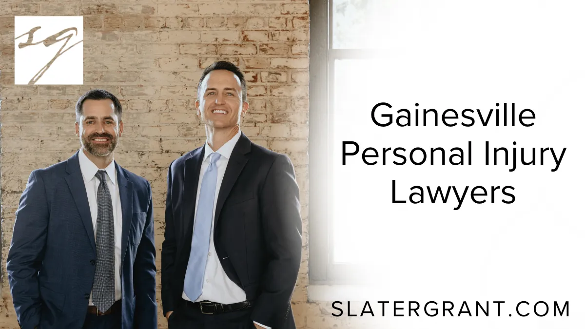 When life takes a devastating turn due to someone else’s negligence, Gainesville personal injury lawyers at Slater | Grant are here to fight for your rights. With years of experience, proven courtroom success, and a client-first approach, our team delivers the aggressive representation injured individuals need to secure fair compensation.