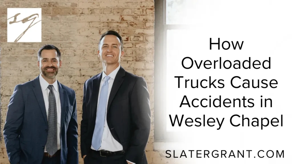 In Wesley Chapel, commercial trucking is a constant presence on local highways and interstates. However, when these trucks are overloaded, they don’t just pose a nuisance—they become a serious danger to other drivers. At Slater | Grant, we’ve seen firsthand the devastation caused by an overloaded truck accident in Wesley Chapel. These collisions often result in catastrophic injuries, life-long trauma, or even death. Knowing how overloaded trucks lead to accidents is the first step in seeking justice and holding negligent parties accountable.