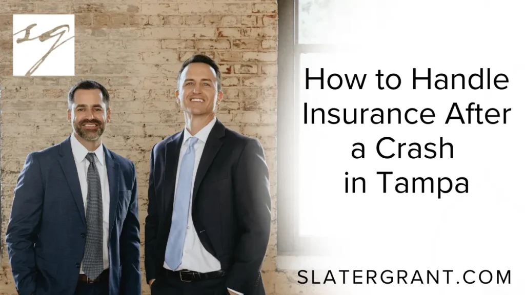 When you're dealing with insurance car accident Tampa, the aftermath can be overwhelming, confusing, and filled with traps set by insurance adjusters. At Slater | Grant, we have helped countless victims in Tampa navigate the insurance process with confidence, ensuring they receive full compensation—not lowball settlements. If you’ve been involved in an accident, this guide offers everything you need to know about handling insurance properly after a crash.