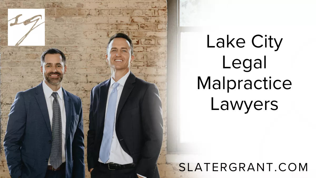 When you place your trust in an attorney, you expect professional, diligent representation. Unfortunately, some lawyers fail to uphold their duty, leaving you harmed financially, emotionally, and legally. At Slater | Grant, our Lake City legal malpractice lawyers are dedicated to helping victims of attorney negligence pursue the justice and compensation they deserve.