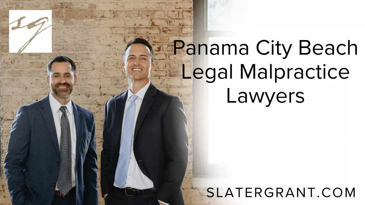 At Slater | Grant, we recognize the profound impact that legal malpractice can have on your life, your business, and your future. When you place your trust in an attorney, you expect them to act with the highest standards of skill and ethics. Unfortunately, that trust is sometimes broken. Our dedicated team of Panama City legal malpractice lawyers stands ready to hold negligent attorneys accountable and secure the compensation you deserve.