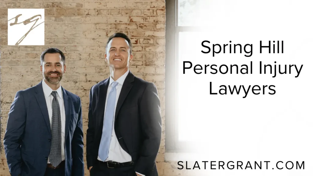 When you or a loved one has been injured due to someone else’s negligence, you need more than just legal advice—you need fierce representation. At Slater | Grant, a dedicated Spring Hill personal injury lawyer brings years of experience, relentless advocacy, and proven results to every case. We fight to ensure our clients receive full and fair compensation for their injuries, losses, and suffering.