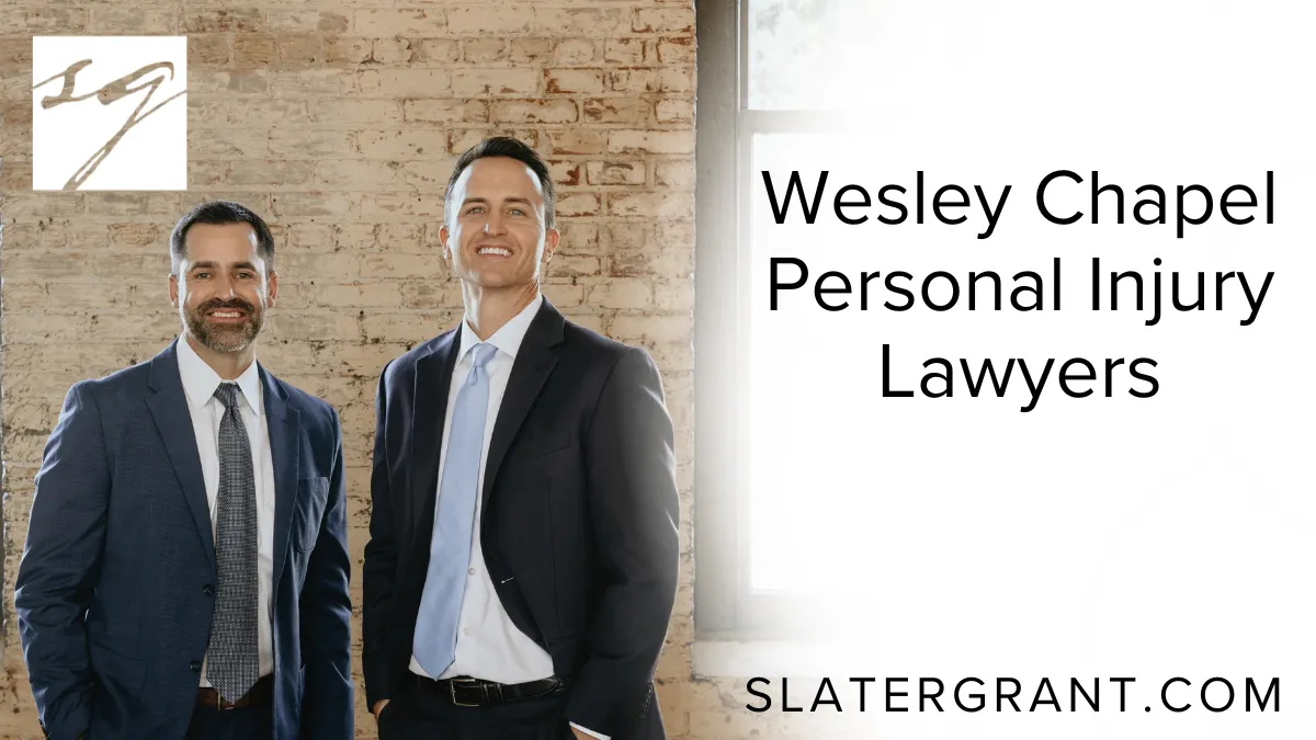 At Slater | Grant, an experienced Wesley Chapel personal injury lawyer is committed to protecting the rights of injury victims across Florida. If you or a loved one has been hurt in an accident caused by someone else’s negligence, you deserve compensation. Our firm brings a powerful combination of legal knowledge, courtroom strength, and personal attention to every case we handle.