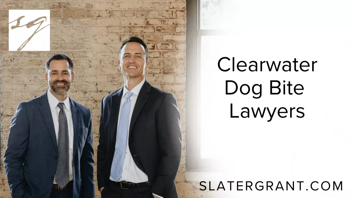 Dog bite injuries can result in serious physical, emotional, and financial consequences. At Slater | Grant, our Clearwater dog bite lawyers are committed to protecting the rights of individuals who have been injured due to a dog owner's negligence. With years of experience handling personal injury and dog bite claims in Clearwater, we aggressively pursue maximum compensation for our clients.