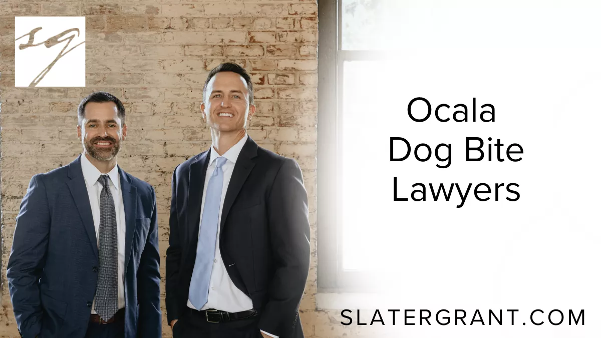 Dog bite injuries can result in lasting physical and emotional trauma. When a dog attack occurs due to an owner's negligence, victims deserve justice and fair compensation. At Slater | Grant, our experienced Ocala dog bite lawyers are committed to aggressively representing those who have suffered due to a dog owner's failure to control their pet. If you or a loved one has been injured by a dog in Ocala or the surrounding areas, our firm is ready to stand by your side and fight for your rights.