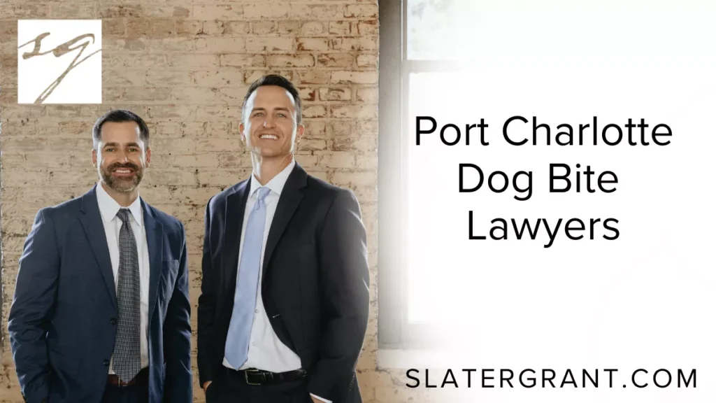 When a dog bite abruptly alters your life, you deserve strong legal representation that prioritizes your recovery and rights. At Slater | Grant, our team of experienced Port Charlotte dog bite lawyers has spent over 20 years fighting for injury victims across Charlotte County. We specialize exclusively in personal injury claims related to dog bites, ensuring you benefit from focused expertise.