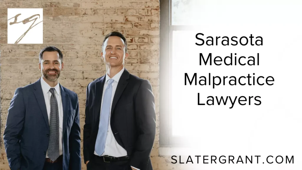 When medical negligence causes injury, finding the right Sarasota medical malpractice lawyers is essential to protect your rights and secure the compensation you deserve. At Slater | Grant, we specialize in representing victims of medical malpractice with unwavering dedication, expertise, and proven results. Our team knows the complexities of medical malpractice claims and aggressively advocates on behalf of our clients to hold negligent healthcare providers accountable.