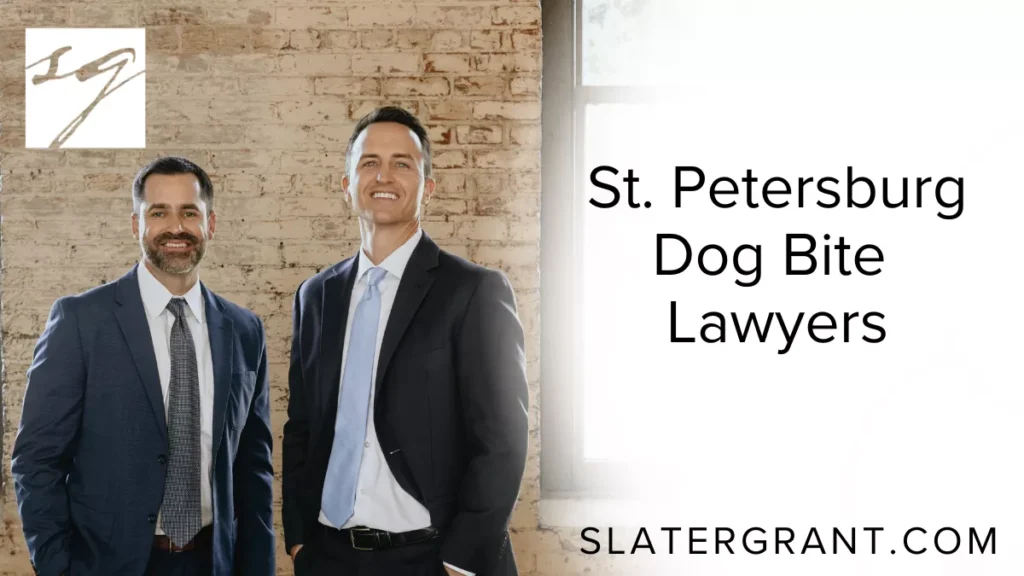 Dog attacks can cause more than just physical wounds—they leave emotional scars and financial burdens that can affect victims for years. At Slater | Grant, our St. Petersburg dog bite lawyers are committed to helping injured victims recover full and fair compensation for their trauma. Whether you were bitten by a neighbor’s pet or a stray dog while walking downtown, you deserve justice.