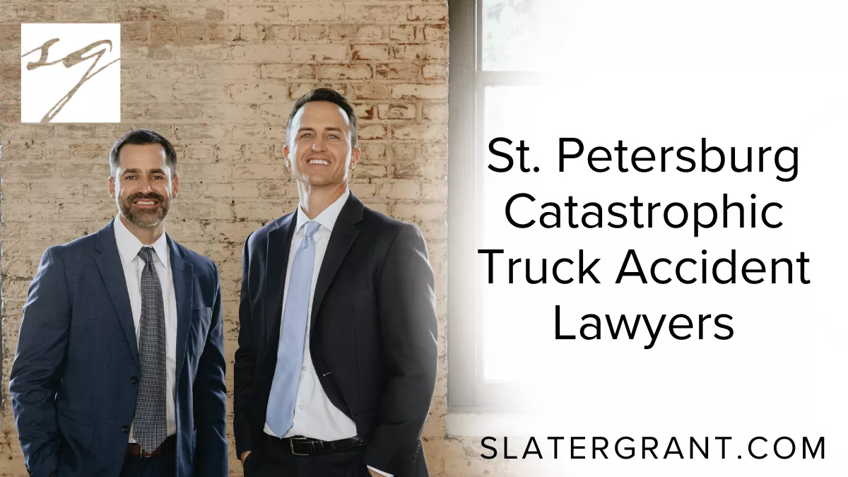When facing the devastating consequences of a truck accident, having experienced lawyers on your side can make all the difference. At Slater | Grant, our St. Petersburg catastrophic truck accident lawyers are committed to protecting your rights and obtaining the compensation you deserve. From severe injuries to property damage, our attorneys work tirelessly to ensure justice for our clients.