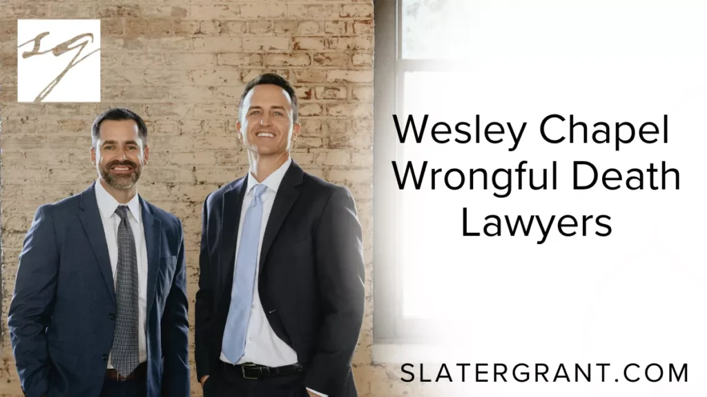 Losing a loved one due to someone else's negligence or misconduct is one of the most devastating experiences anyone can endure. During these painful times, families deserve compassionate legal guidance and fierce representation. At Slater | Grant, our Wesley Chapel wrongful death lawyers are here to help you pursue justice, seek accountability, and recover the compensation your family needs to move forward.