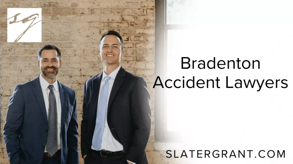 When you or a loved one is injured in an accident, the impact can be overwhelming. From mounting medical bills and lost wages to the physical and emotional pain of recovery, the consequences can change your life in an instant. At Slater | Grant, our experienced Bradenton accident lawyers are here to fight for your rights and secure the justice you deserve.