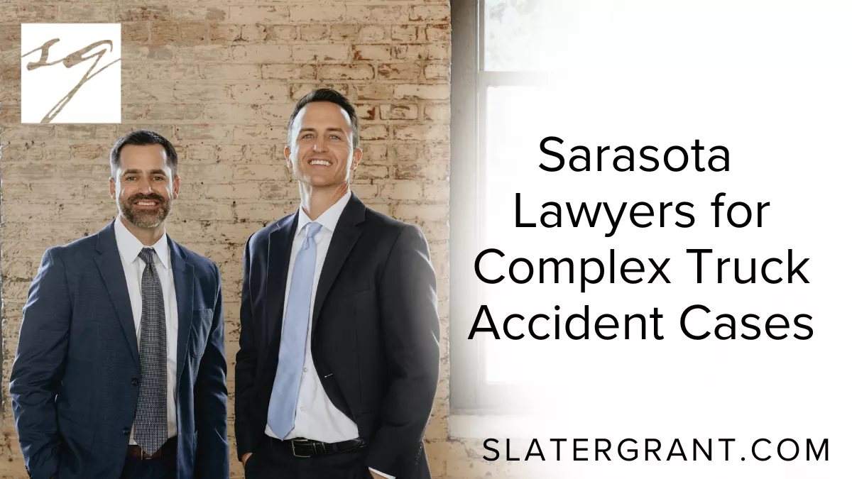When truck accidents occur, the consequences can be catastrophic. Victims often face severe injuries, prolonged medical treatments, and significant financial burdens. For individuals and families navigating the aftermath of a serious trucking collision, having experienced legal representation is critical. Sarasota complex truck accident lawyers at Slater | Grant are dedicated to providing skilled, aggressive legal advocacy to ensure victims receive the compensation they deserve.