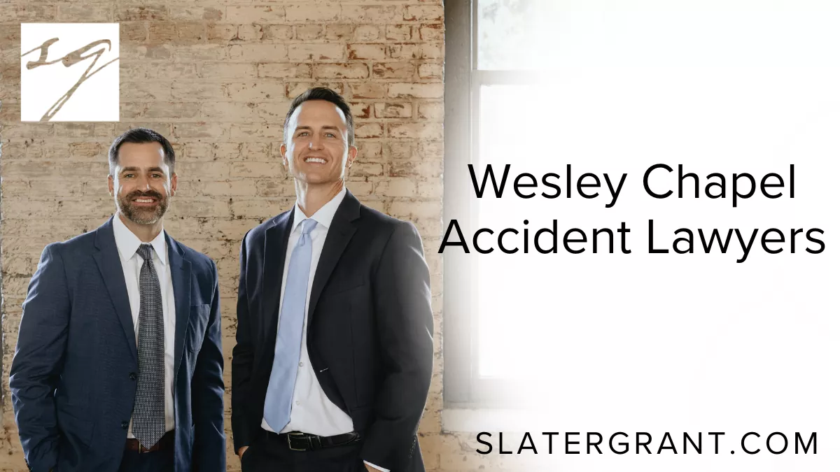 When life takes an unexpected turn due to an accident, you deserve legal representation that is compassionate, experienced, and relentless in pursuing justice. At Slater | Grant, our dedicated team of Wesley Chapel accident lawyers is here to fight for your rights and help you secure the compensation you need to rebuild your life. Whether you’ve been injured in a car accident, truck accident, motorcycle crash, slip and fall, or another type of personal injury case, our firm stands ready to provide trusted legal guidance and aggressive advocacy.