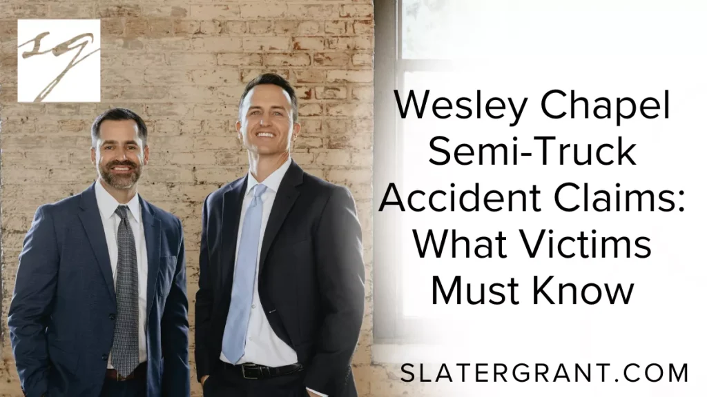 Semi-truck accidents are among the most devastating and complex motor vehicle collisions on Florida’s roads. When a fully loaded tractor-trailer weighing up to 80,000 pounds crashes into a passenger vehicle, the outcome is almost always catastrophic. Wesley Chapel—located along major trucking routes including I-75, State Road 54, and State Road 56—sees a significant amount of commercial truck traffic, making semi-truck accidents all too common for local residents.